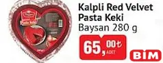 BAYSAN KALPLİ RED VELVET PASTA KEKİ 280 G BAYSAN KALPLİ RED VELVET PASTA KEKİ 280 G
